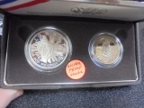 1989 Proclaiming The Triumph of Democracy Two Coin Proof Set