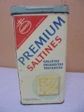 Vintage Premium Saltines Cracker Tin