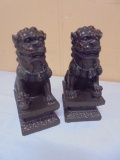 Set of Guardian Foo Dog Statues