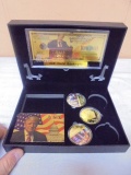 Donald Trump Coins-Currancy & Card Set