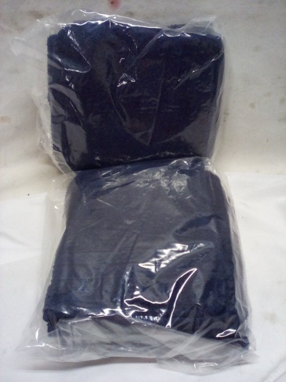 Navy Blue Wash Rags. Qty 2- 6 Piece Packs.