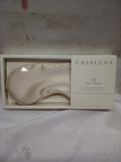 Casaluna Silk Eye Mask.