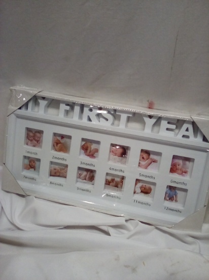 QTY 1 First Year Photo frame
