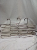 Qty 3- Stainless Steel Pant Hangers.