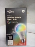 QTY 1 Cync Full color Dynaic Effects smart Bulb – Dimable with app