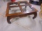 Beautiful Large Solid Wood Coffee Table w/ 4 Glass Inserts