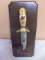 Robert E.Lee Bowie Knife On Wall Display