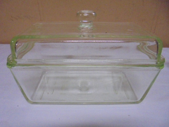 Vintage Westinghouse Glass Refrigerator Dish w/Lid