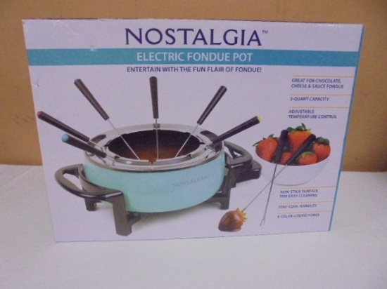 Nostalgia Electric Fondue Pot