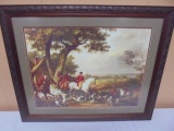 Beautiful Framed and Matted English Hunting Print