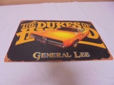 Metal Dukes of Hazzard General Lee Sign