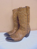 Vintage Pair of Men's Leather Imperial Boot Co Cowboy Boots
