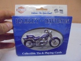 2 Desk of Bicycle Harley-Davidson Playing Cards in Tin