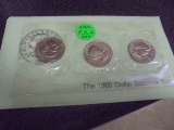 1980 Uncirculated P-D-S Susan B Anthony Dollar Set
