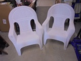2 Matching Composite Outdoor Patio/Desk Chairs