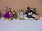 Group of 5 Boyd's Bears