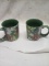 Set of 2 Threshold Coffee Mugs