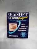 OcuSOFT Lid Scrub. Moistened Towelettes. Qty 30.