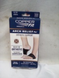 Copper Fit Arch Relief Plus Wraps. One Size. Fits In Any Shoe.