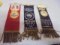 3 Vintage Odd Fellows Lodge Ribbons