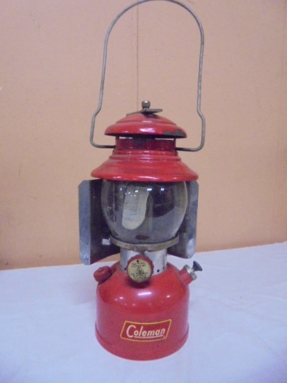 Vintage 1958 Red Coleman Single Mantel Lantern