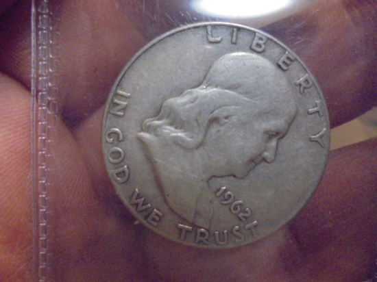 1962 Silver Franklin Half Dollar