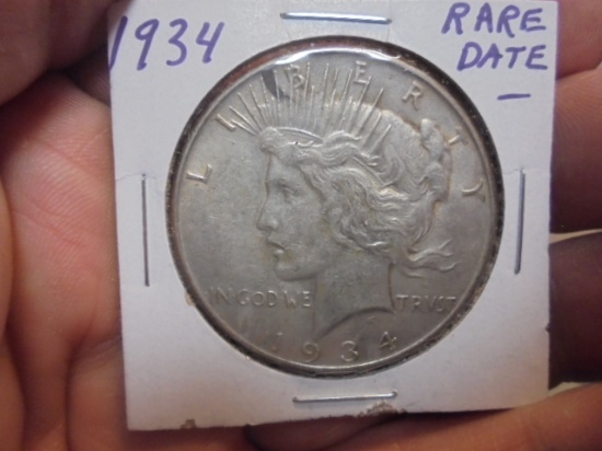 1934 Silver Peace Dollar