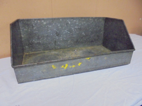 Vintage Galvinized Metal Container