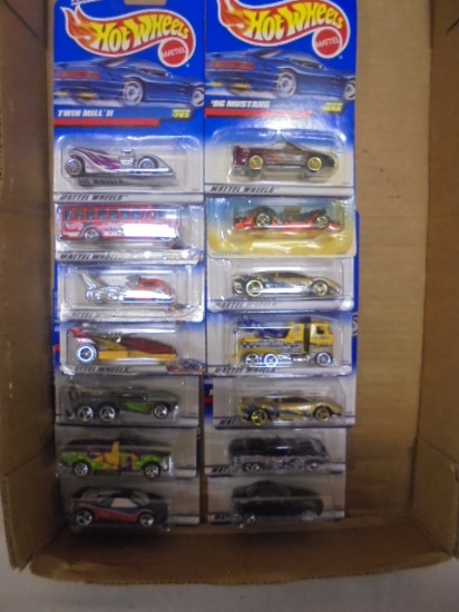 Group of 12 Assorted Hotwheels Vehicles