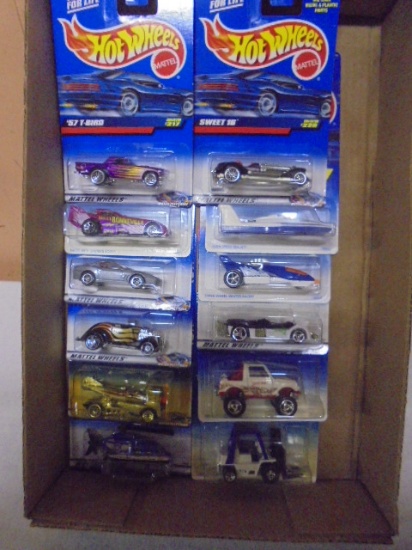 Group of 12 Assorted Hotwheels Vehicles