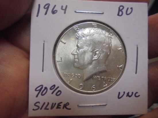 1964 Silver Kennedy Half Dollar