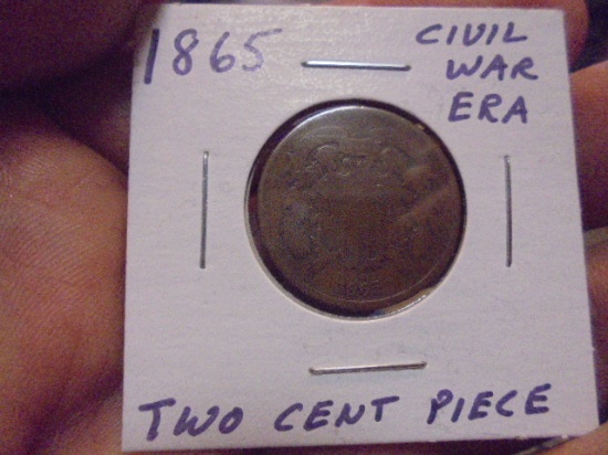 1865 Two Cent Piece
