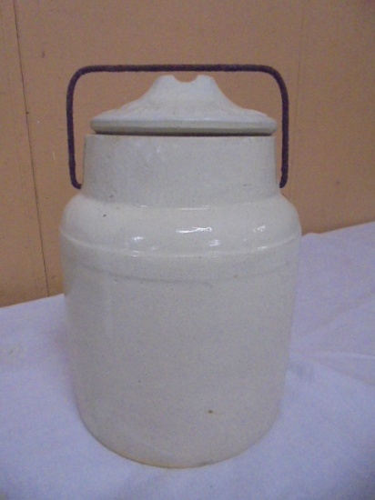 Vintage Weir Stoneware Canning Crock