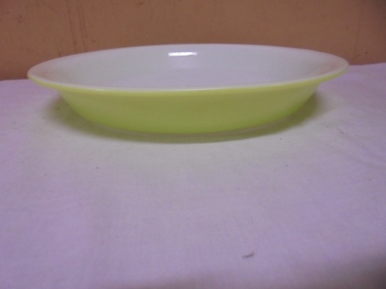 Vintage Pyrex 8.5" Lime Green Pie Plate