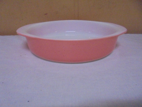 Vintage Pyrex 8" Flamingo Pink Round Baking Dish