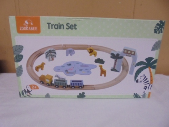 Zookabee Wooden Train Set