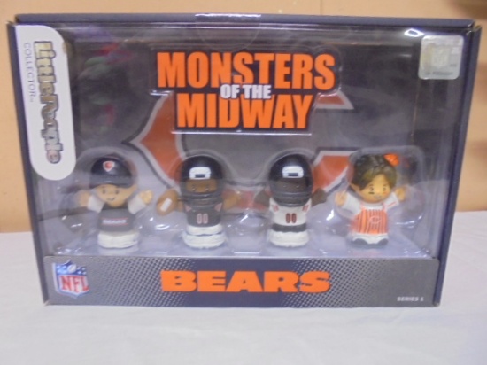 Little People  Collector Chicago Bears Monsters of the Midway Set