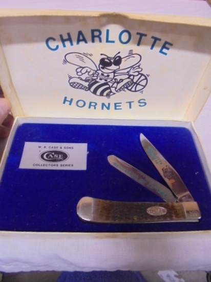 WR Case & Sons XX 1988 Charlotte Hornets Pocket Knife