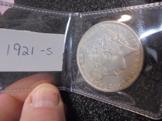 1921 S Mint Morgan Silver Dollar