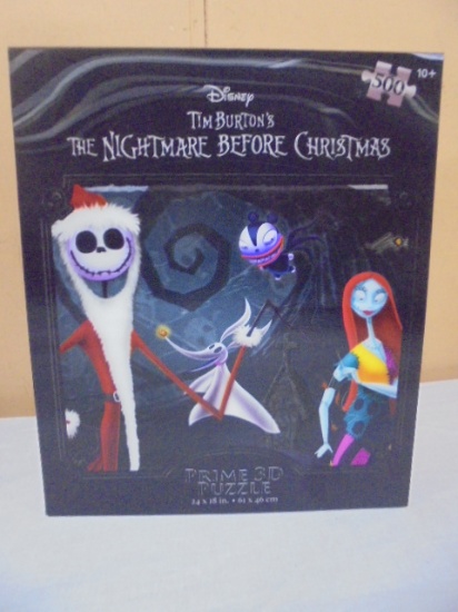 500pc The Nightmare Before Christmas Primt 3D Puzzle