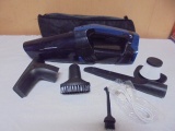 Rechargable Car Vac w/ Attachments in Carry Case