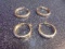 2 Pair of Ladies Gold Plated Sterling Silver Earrings