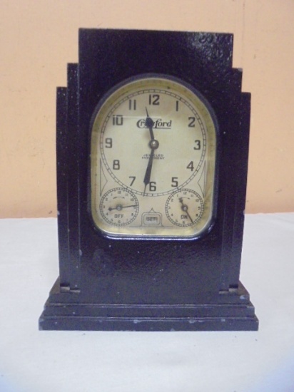 Vintage Crawford Lux Art Deco Model 86C Jeweled Range Timer
