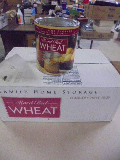 6 One Gallon Family Home Storage Hard Red Wheat