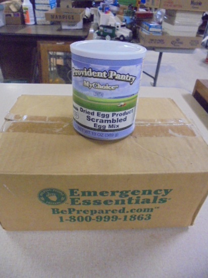 4 13oz Cans of Provident Pantry Dried Scrambled Eggs