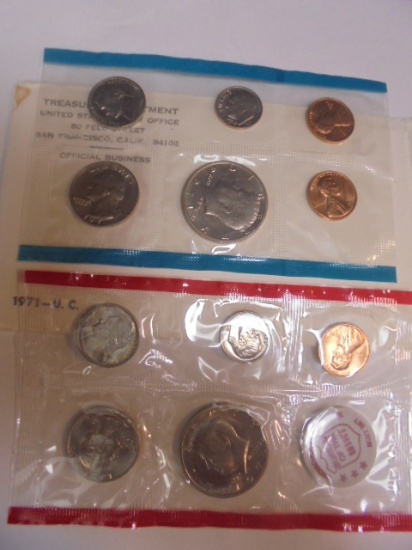1971 US Mint Uncirculated Coin Set