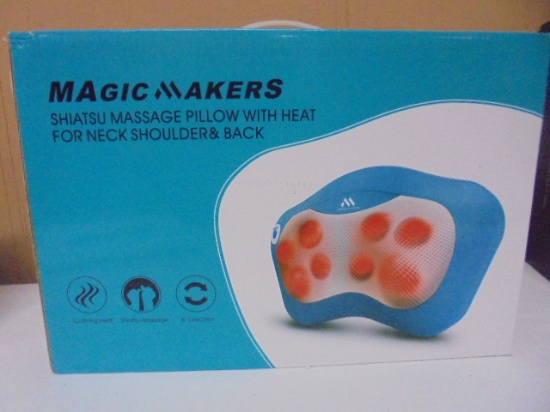 Magic Makers Shiatsu Massage Pillow w/ Heat