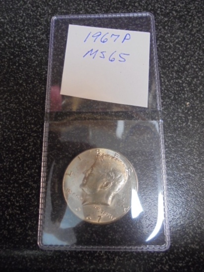 1967 P Mint 40% Silver Kennedy Half Dollar