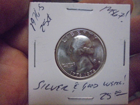 1976 S Mint Silver Bicentennial Washington Quarter