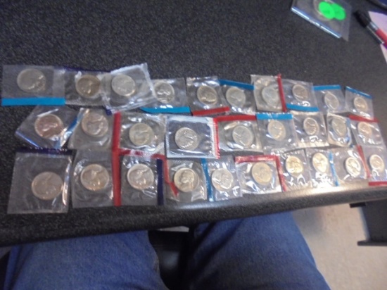 Group of 30 Assorted Uncirculated Jefferson Nickels